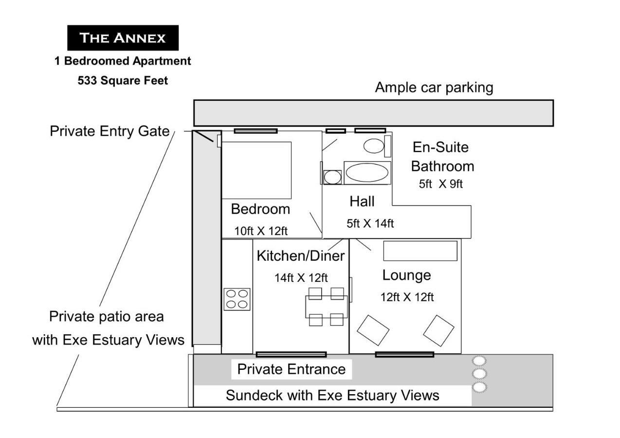 The Annex At Highmead Apartment Exeter Exterior photo